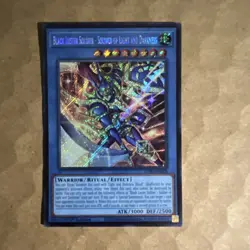 Yugioh Black Luster Soldier - Light & Darkness Secret Rare 1st Ed CORI EN-028 - Image 1