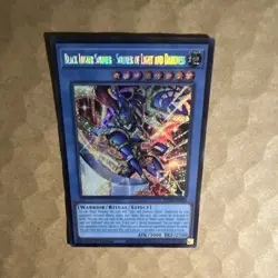 Yugioh Black Luster Soldier - Light & Darkness Secret Rare 1st Ed CORI EN-028 - Image 5