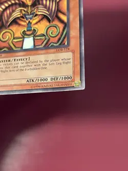 Konami Yu-Gi-Oh! TCG Exodia the Forbidden One Lob-124 1st Edition MP Holo - Image 4