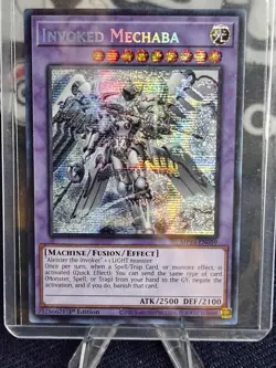 INVOKED MECHABA (ALTERNATE ART) MP24-EN059 YU-GI-OH 1ST EDITION NM/M - Image 1