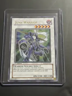 Yu-Gi-Oh! Junk Warrior Holo 5DS1-EN041 - Image 1