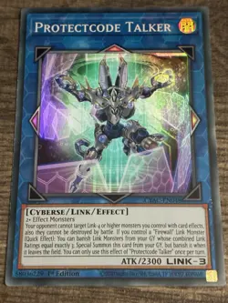 Yugioh! Protectcode Talker (Super Rare) CYAC-EN048 Cyberstorm A. 1st Edition NM - Image 1