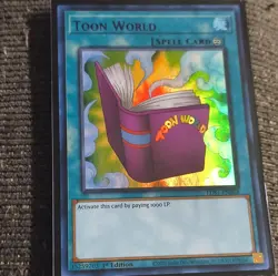 Konami Yu-Gi-Oh! TCG Toon World LDS1-EN068 LDS1 1st Ed Ultra Rare Foil - Image 1