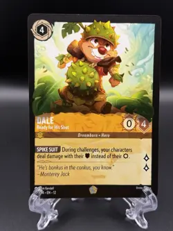 Dale Ready For His Shot Legendary 22/204 Non Holo Disney Lorcana Wilds Unknown - Image 1