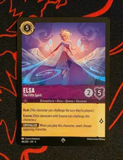 Lorcana Elsa - The Fifth Spirit x1 Near Mint from Shimmering Skies - Image 1