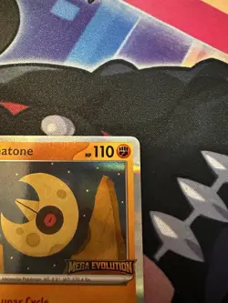 Pokemon TCG Mega Evolutions Lunatone (Mega Evolution Stamp) MEP 004 Black Star - Image 4