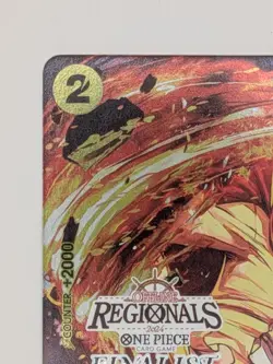 2022-24 One Piece Promo Sanji Offline Regionals Finalist #OP03-102 English - Image 3