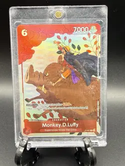 One Piece Monkey D. Luffy Holo Alt Art Rare Promo Gift Collection 2023 P-001 - Image 1