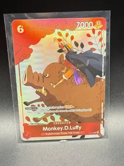 One Piece Monkey D. Luffy Holo Alt Art Rare Promo Gift Collection 2023 P-001 - Image 3