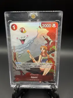 One Piece Nami Gift Collection 2023 OP01-016 Foil Promotion Cards, NM English - Image 1