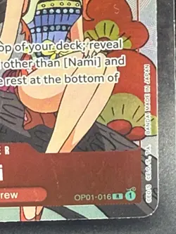One Piece Nami Gift Collection 2023 OP01-016 Foil Promotion Cards, NM English - Image 3