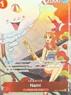 One Piece Nami Gift Collection 2023 OP01-016 Foil Promotion Cards, NM English - Image 4