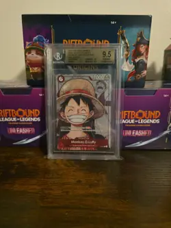2022 One Piece CCG BGS 9.5 Monkey D. Luffy Premium Card Collection P-001 - Image 1