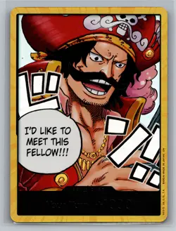 One Piece Carrying On His Will DON!! Card (Gol.D.Roger) (Gold) - Image 1