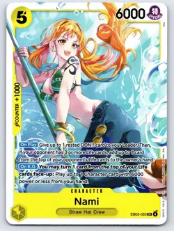 Nami (053) EB03-053 Extra Booster: One Piece Heroines Edition NM - Image 1