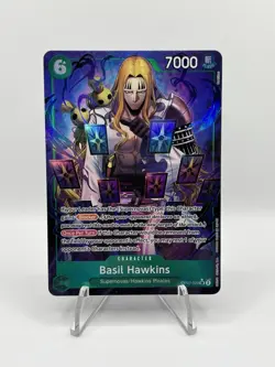 One Piece CCG Basil Hawkins OP07-029 Alt Art SR - English - NM - Image 1