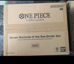 One Piece Card Game Seven Warlords of the Sea Binder Set Factory Sealed English - Image 1