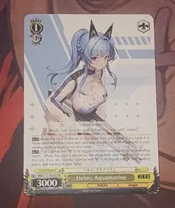 Weiss Schwarz Nikke Helm: Aquamarine Anime Expo Promo PE103 PR - Image 1