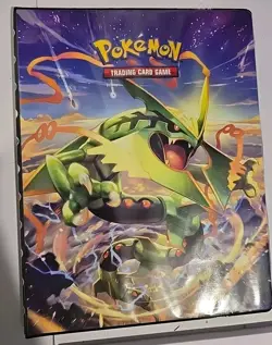 POKEMON TCG: XY6 ROARING 9-POCKET PORTFOLIO TRADING CARD ALBUM BINDER (RAYQUAZA) - Image 1