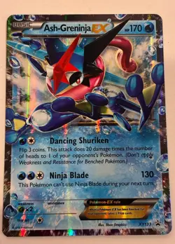 Ash-Greninja EX XY Promos XY133 Holo Promo English Water Type 170 HP NM - Image 1