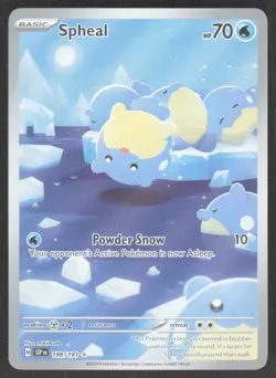 2024 Scarlet & Violet Series - Surging Sparks Spheal Illustration Rare #199 - Image 1