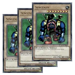 Yugioh - Sengenjin x 3 - 1st Edition Ultra Rare NM - Free Holo Card - Image 1