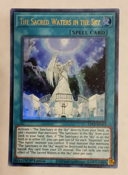 Yu-Gi-Oh The Sacred Waters in the Sky Ultra Rare 1st Edition GFP2-EN013 - Image 1
