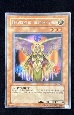The Agent of Creation - Venus | Ancient Sanctuary | AST-008 | Yu-Gi-Oh! TCG | LP - Image 1