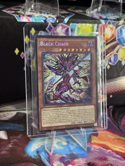 Konami Yu-Gi-Oh! Black Chaos CORI-EN001 Chaos Origins Secret Rare 1st Ed - Image 3