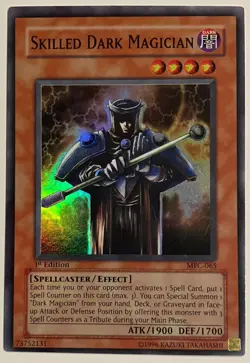 Skilled Dark Magician - 1st Edition - Magician's Force (MFC-065) [LP] [SR] - Image 1
