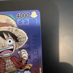 Monkey D Luffy P-037 1st Anniversary Tournament STAMP Promo Holo One Piece Card - Image 5