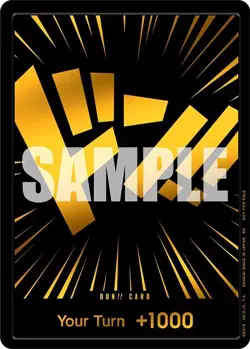 DON!! Card (Black and Gold) Promo One Piece Promotion Cards One Piece Foil NM - Image 1