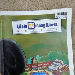 Vintage Walt Disney World Resort Souvenir Map Poster Large 39x26 1990's Epcot - Image 2