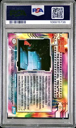 PSA 8 - Mechanical Mewtwo #6 1999 TOPPS Movie Edition - Pokemon - Image 2