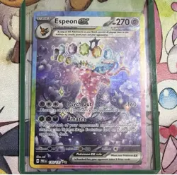 Espeon ex Sv Prismatic Evolutions 155/131 SIR Full Art Holo 270 HP EN - Image 2