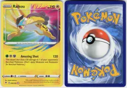 Raikou 050/185 Amazing Rare Vivid Voltage Pokemon Holo NM - Image 1