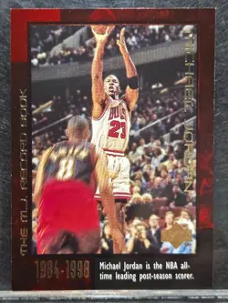 Michael Jordan 1999 Upper Deck Career Collection #54 The Championship Years - Image 1