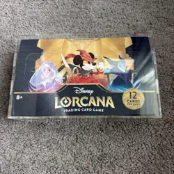 Lorcana - The First Chapter - Booster Box - First Wave - Sealed with Acrylic - Image 1