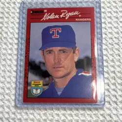 1990 Donruss Learning Series Nolan Ryan #24 Rangers Baseball Sports Card HOF - Image 1