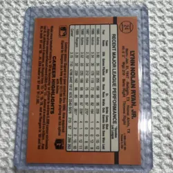 1990 Donruss Learning Series Nolan Ryan #24 Rangers Baseball Sports Card HOF - Image 2