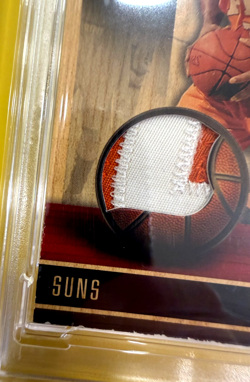2008 Topps Hardwood Relics Red 02/25 Shaquille O’Neal TWO-COLOR Patch PSA 6 1/1 - Image 3