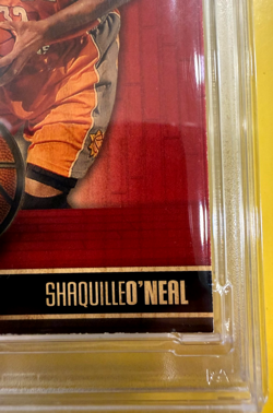 2008 Topps Hardwood Relics Red 02/25 Shaquille O’Neal TWO-COLOR Patch PSA 6 1/1 - Image 4