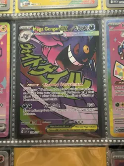 Pokemon TCG Mega Gengar EX 269/217 Ultra Rare Ascended Heroes Pack Fresh - Image 1