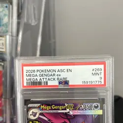 Pokemon TCG Mega Gengar EX 269/217 ME Ascended Heroes PSA 9 Eng - Image 2