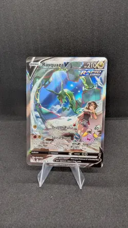 Rayquaza V 194/203 Alternate Art Full Art Card - NM Pokemon TCG Evolving Skies - Image 2