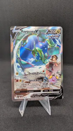 Rayquaza V 194/203 Alternate Art Full Art Card - NM Pokemon TCG Evolving Skies - Image 3