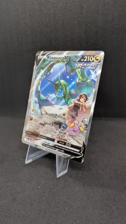 Rayquaza V 194/203 Alternate Art Full Art Card - NM Pokemon TCG Evolving Skies - Image 4