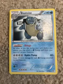 Pokemon TCG Blastoise 31/149 Black White Boundaries Crossed Non-Holo Rare LP - Image 1