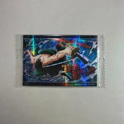 Roronoa Zoro - No.9-20 R - SEALED One Piece Wafer Card Bandai Japan B464 LL - Image 1
