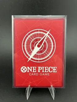 Bandai One Piece Card Game Luffy & Ace Leader Alt Art Holo ST30-001. - Image 2